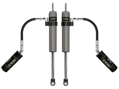 ICON 57808P 2.5 Series Remote Reservoir Rear Shocks for 2024-2026 Toyota Tacoma, 0-1-Inch Lift