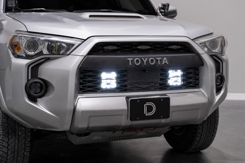 Diode Dynamics DD7542 SS5 Stealth Grille LED 4-Pod Kit for 2014-2024 Toyota 4Runner, White Combo