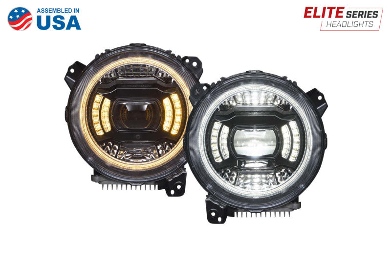 Diode Dynamics DD5166 Elite LED Headlights for 2018-2023 Jeep JL Wrangler