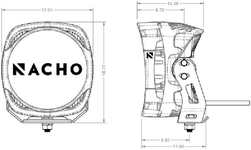 Nacho Offroad Technology Grande Supreme 150 Spot Light PM615