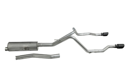 Gibson 617410B Black Elite Cat-Back Dual Split Exhaust for 2020-2022 Jeep Gladiator 3.6L