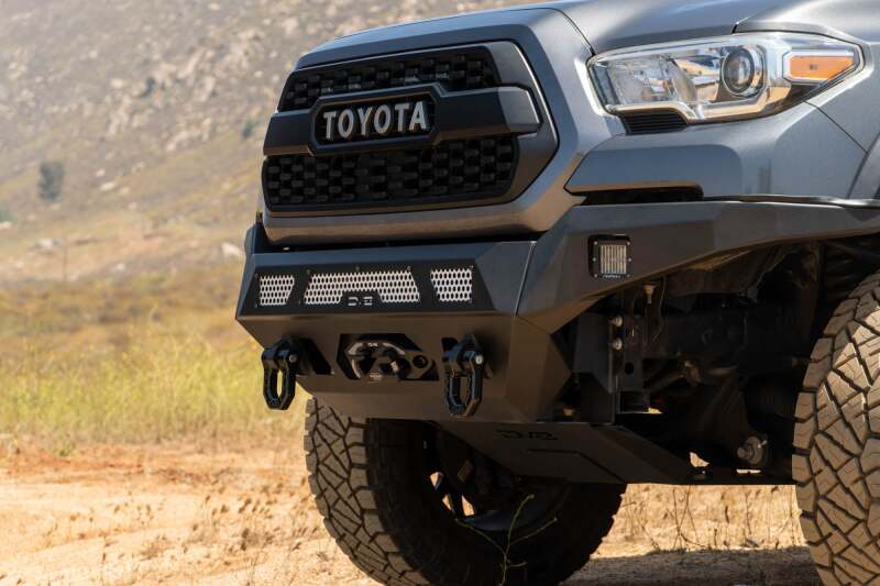 DV8 Offroad FBTT1-07 MTO Series Winch Front Bumper for 2016-2023 Toyota Tacoma