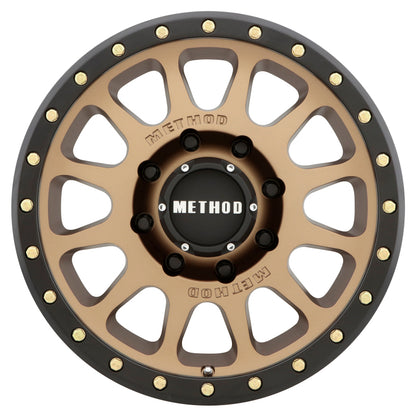 Method Wheels MR305 HD NV 18x9 Bronze/Black Wheel, +18 Offset, 8x6.5 Bolt Pattern