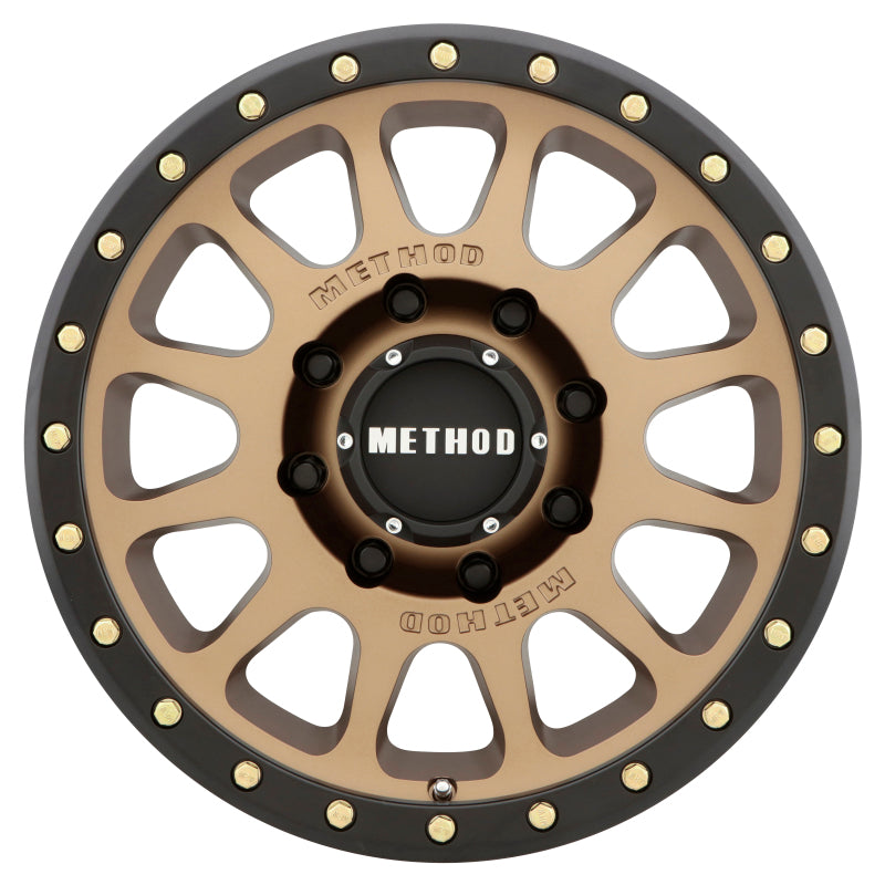 Method Wheels MR305 NV HD 18x9 +18mm Bronze/Black Wheel, 8x180 Bolt Pattern