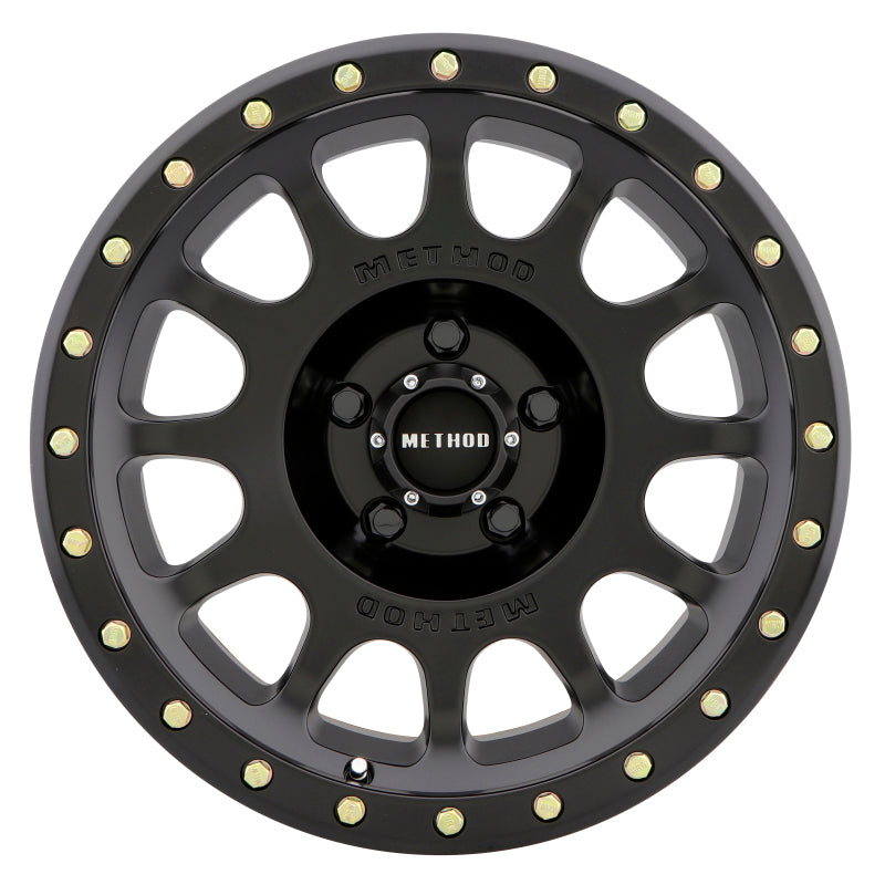 Method Wheels MR305 NV 17x8.5 0mm Offset 5x4.5 Matte Black Wheel
