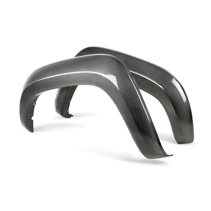 Seibon Carbon Fiber Front Fender Flares for 2015-2021 Toyota Tacoma, Pair - FLR18TYTA-F