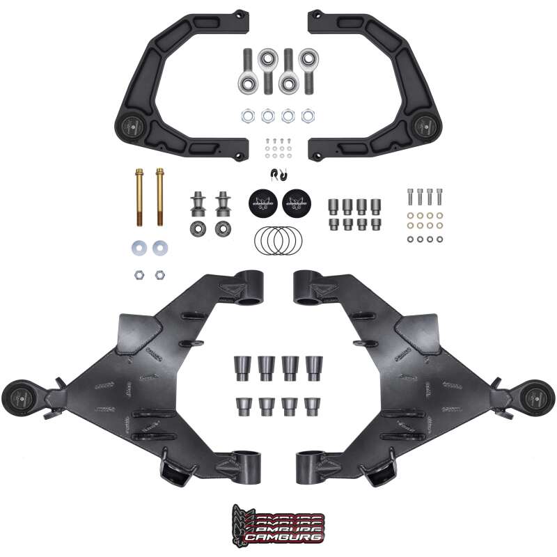 Camburg CAM-310217-K-GRY Trail Series Long Travel Kit with Billet UCA for 2022-2025 Toyota Tundra, Gray