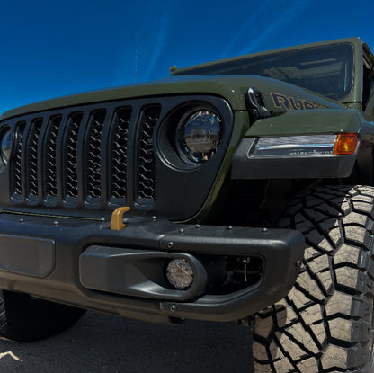 Nacho Offroad Technology V3JW2KWSM Jeep JL/JT SAE Combo White Plug-and-Play Fog Light Kit for 3-Piece Bumpers