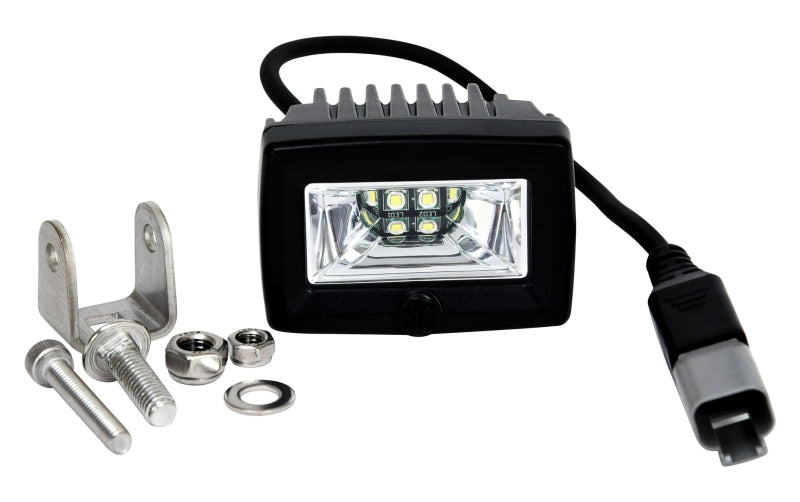KC HiLiTES C-Series C2 20W LED Area Flood Lights, 2-Inch, 6000K, Pair Pack System, Part 328