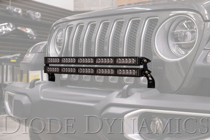 Diode Dynamics DD6082 SS30 Bumper LED Light Bar Bracket Kit for 2018-2025 Jeep Wrangler