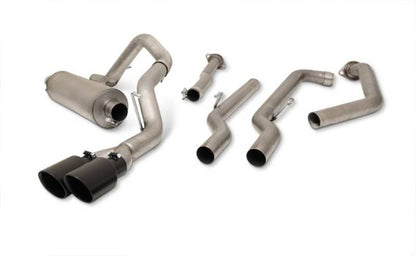 Gibson 67105B Black Elite Cat-Back Dual Sport Exhaust System for 2022-2024 Toyota Tundra 3.5L Twin-Turbo V6