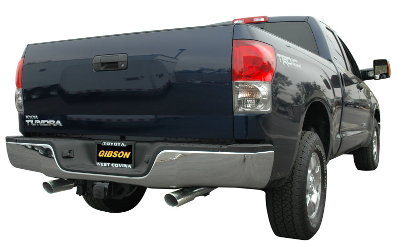 Gibson 67402 Cat-Back Dual Split Exhaust System for 2007-2019 Toyota Tundra 5.7L, Stainless Steel