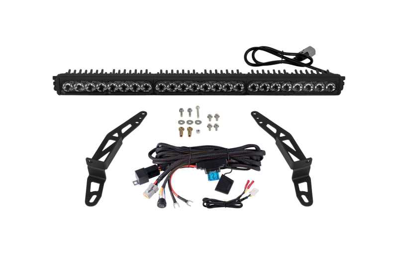 Diode Dynamics DD8717 Stage Series SS30 Bumper LED Light Bar Kit for 2018-2026 Jeep Wrangler JL, Sport White Driving Beam with Amber Backlight