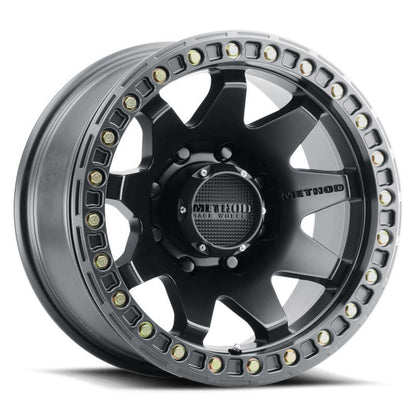 Method Wheels MR108 17x9 Matte Black Wheel, -44mm Offset, 8x170 Bolt Pattern