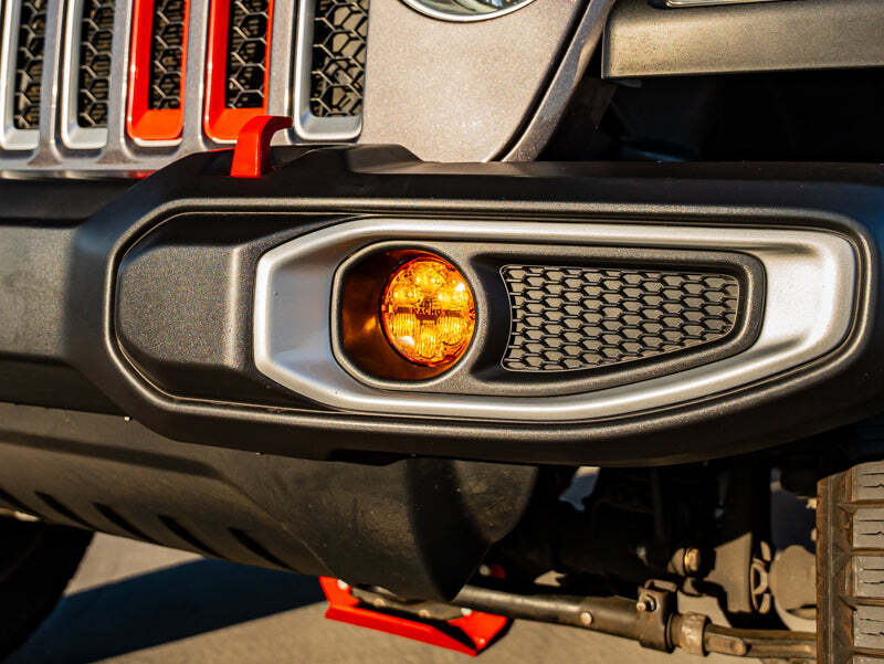 Nacho Offroad Technology V3JW1 Jeep Wrangler JK, JL and JT Quatro Fog Light Mounts