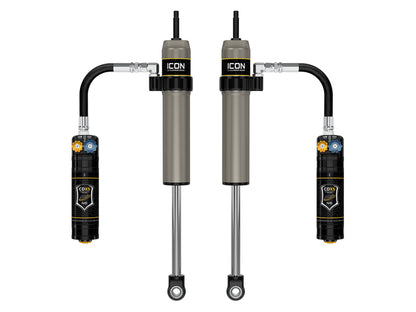 ICON 57805XP 2.5 Aluminum Series Rear Remote Reservoir Shocks with CDXS for 2010–2014 Toyota Tacoma