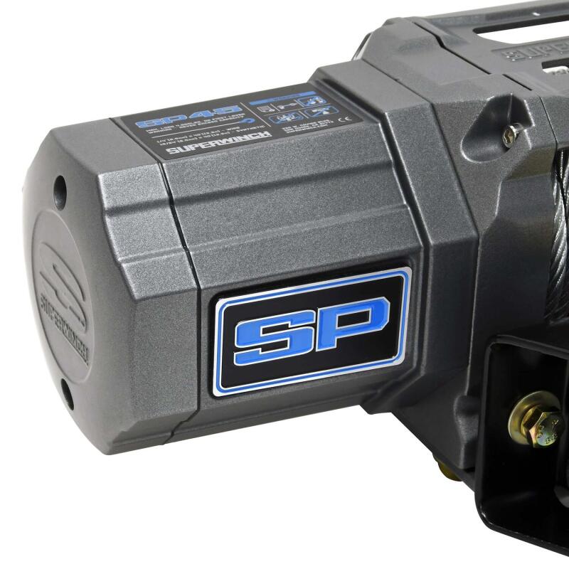 Superwinch SP 45 4,500 lb. 12-Volt Winch with Steel Rope and Roller Fairlead, Part 1145240