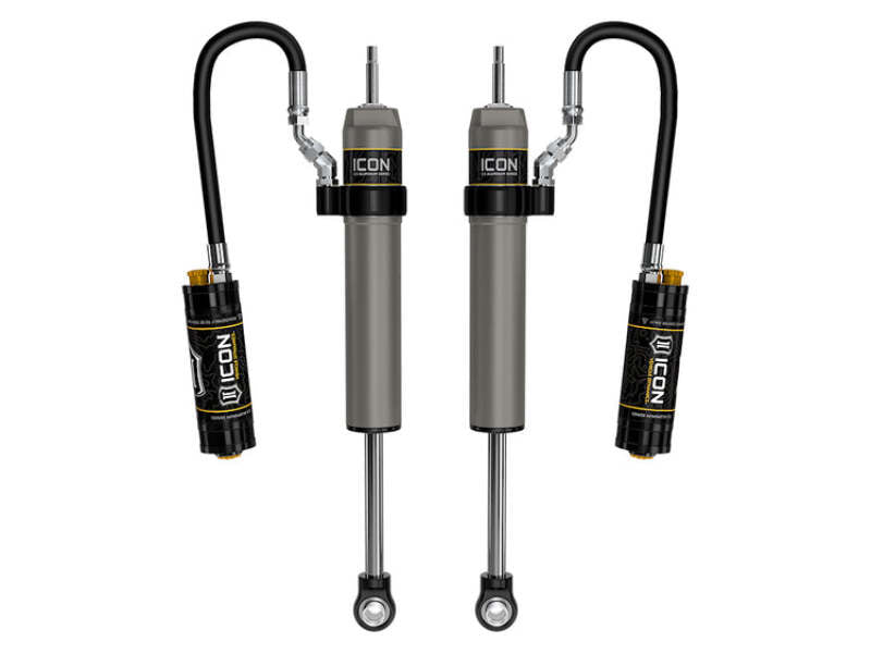ICON 57872CP V.S. 2.5 Aluminum Series Rear Shocks with CDCV for 2025-2026 Toyota 4Runner, 0-3-Inch Lift