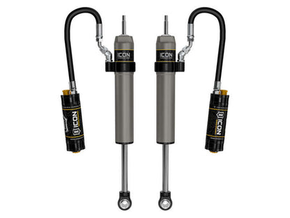 ICON 57872CP V.S. 2.5 Aluminum Series Rear Shocks with CDCV for 2025-2026 Toyota 4Runner, 0-3-Inch Lift