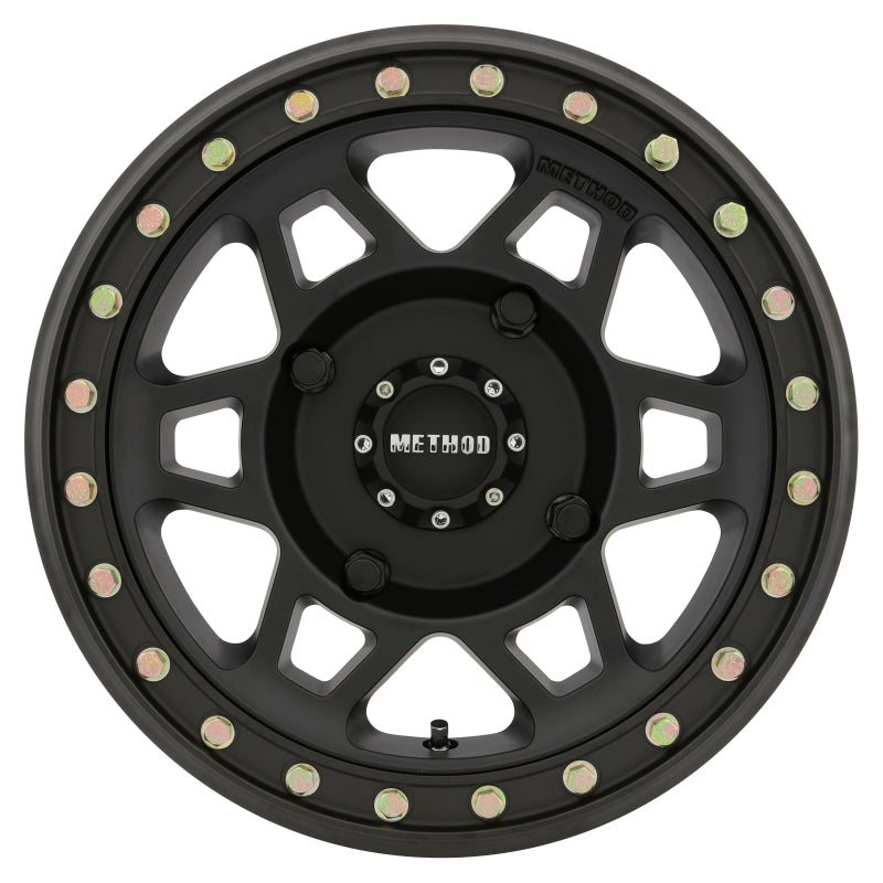 Method Wheels MR405 15x7 Beadlock UTV Wheel, 4x156 Bolt Pattern, Matte Black