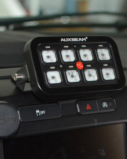 AR Series 6/8 Gang LED Switch Panel,Off Road Light Controller