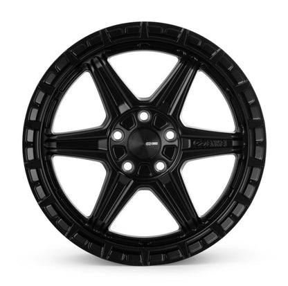 Enkei Trail-Finder OVL 17x7.5-Inch Matte Black Wheel, 5x114.3 Bolt Pattern, +45 Offset, Part 559-775-6545BK