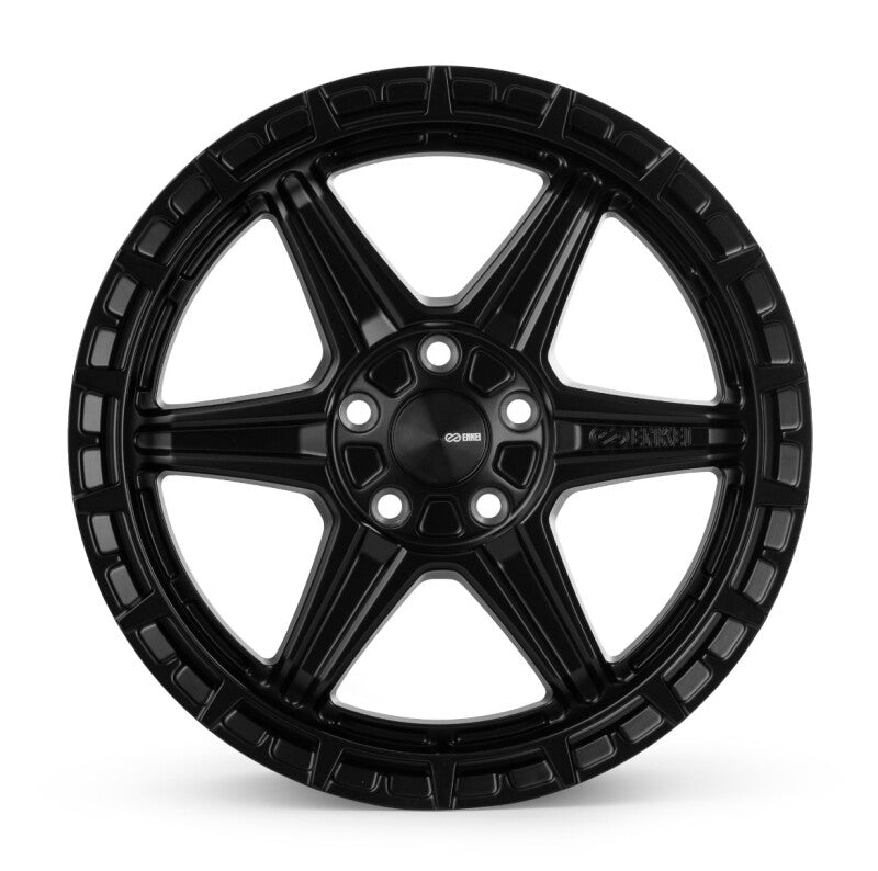 Enkei Trail-Finder OVL 18x8 Matte Black Wheel, 5x108 Bolt Pattern, +35 Offset, Part 559-880-3135BK