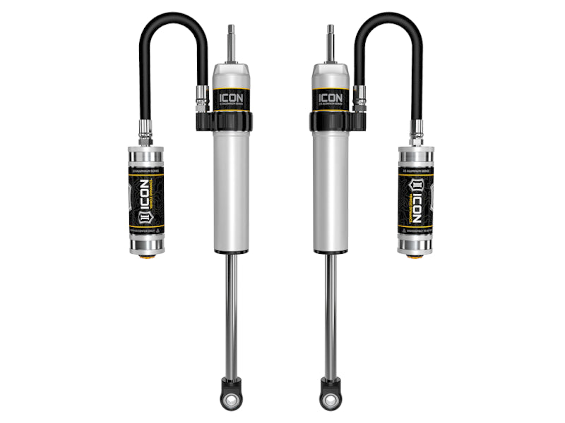ICON 57810P 2.5 Aluminum Series VS Remote Reservoir Rear Shocks for Toyota 4Runner and FJ Cruiser