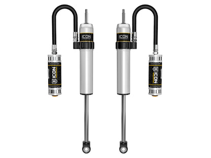 ICON 57805P 2.5 Aluminum Series Remote Reservoir Rear Shocks for 2005-2017 Toyota Tacoma