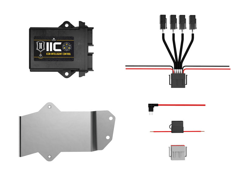 ICON 23502 Intelligent Control Install Kit for 2018+ Jeep Wrangler JL and 2020+ Jeep Gladiator JT