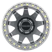 Method Wheels MR108 17-Inch Beadlock Wheel, 9-Inch Width, -44mm Offset, 6x5.5 Bolt Pattern, Gloss Titanium