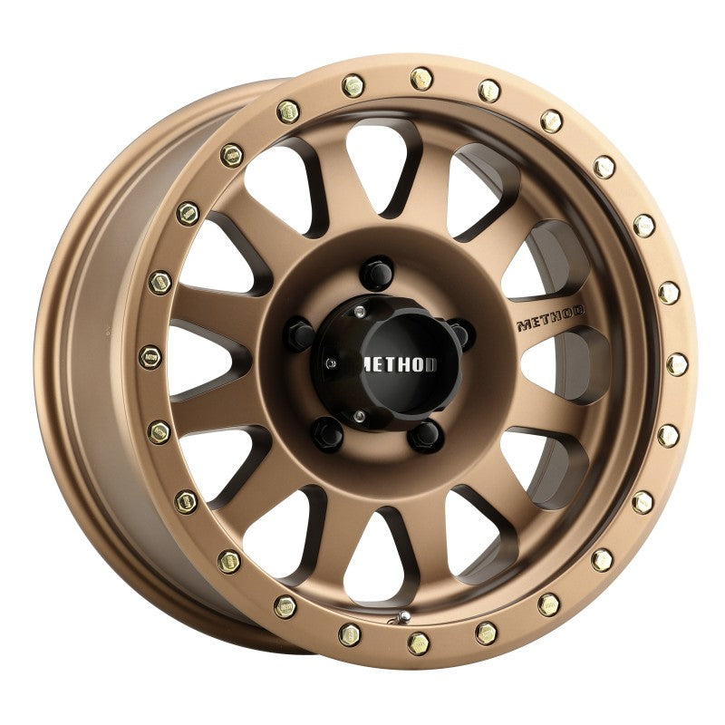 Method Wheels MR304 Double Standard 17-Inch Bronze Wheel, 8.5-Inch Width, 0mm Offset, 5x5 Bolt Pattern