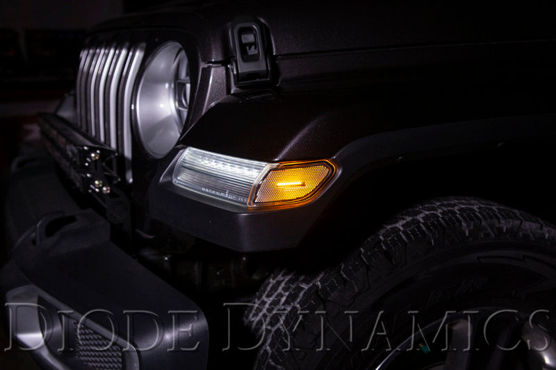 Diode Dynamics DD5069 LED Sidemarker Set, Amber, for Jeep Gladiator and Wrangler
