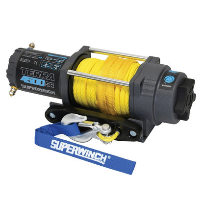 Superwinch Terra 4500SR 4,500 lb 12-Volt Winch with Synthetic Rope, Part 1145270