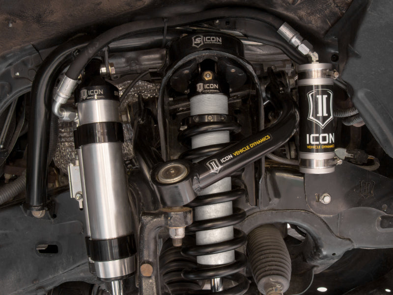 ICON 59922P Omega Series S2 2.5 VS Remote Reservoir Bypass Shocks for 2007-2021 Toyota Tundra, Pair