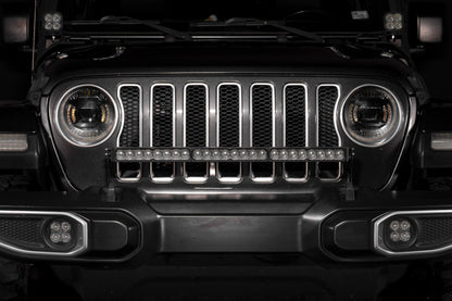 Diode Dynamics DD8717 Stage Series SS30 Bumper LED Light Bar Kit for 2018-2026 Jeep Wrangler JL, Sport White Driving Beam with Amber Backlight