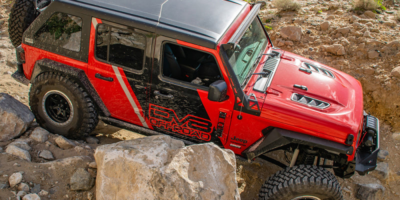DV8 Offroad HDMBJL-TA Rubicon Replica Hood for 2018-2025 Jeep Wrangler JL/JLU and Gladiator JT