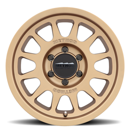 Method Wheels MR703 Bead Grip 17-Inch Bronze Wheel, 8.5-Inch Wide, +35 Offset, 6x5.5 Bolt Pattern