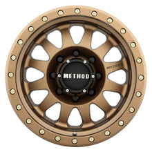 Method Wheels MR304 Double Standard 17-Inch Bronze Wheel, 8.5-Inch Wide, 0mm Offset, 8x6.5 Bolt Pattern