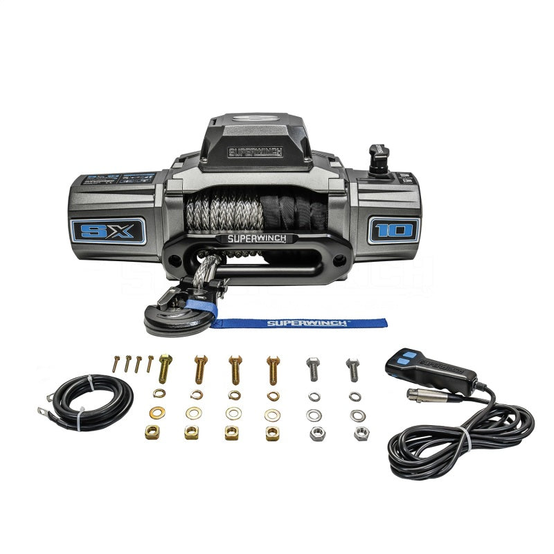 Superwinch SX10SR 1710201 10,000 lb 12V Winch with 80 ft Synthetic Rope
