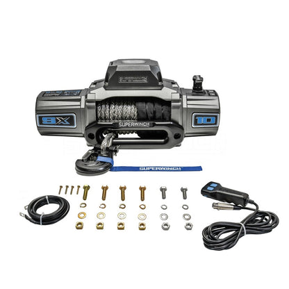 Superwinch SX10SR 1710201 10,000 lb 12V Winch with 80 ft Synthetic Rope