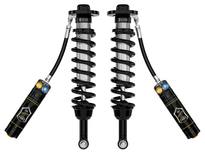 ICON 58770X V.S. 2.5 Series CDXS Remote Reservoir Front Coilover Kit for Toyota Tundra and Sequoia