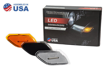 Diode Dynamics DD5070 LED Sidemarkers for 2020-2026 Jeep Gladiator, Smoked Lens Pair
