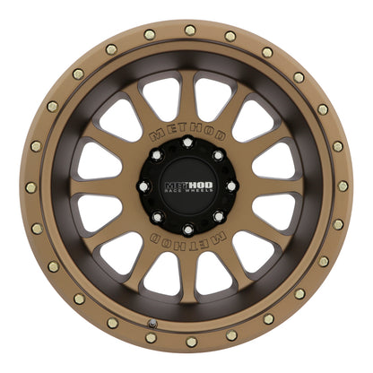 Method Wheels MR605 NV 20x10 Bronze Wheel, -24mm Offset, 8x6.5 Bolt Pattern