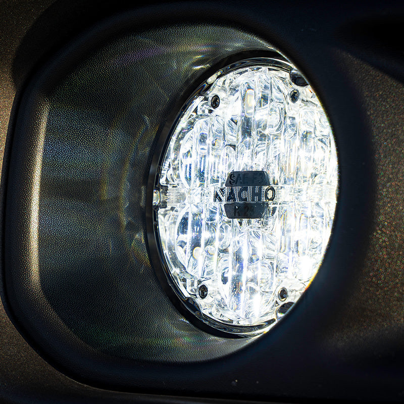 Nacho Offroad Technology V3JW1KWSO Jeep JL/JT Quatro SAE White Plug and Play Fog Light Kit