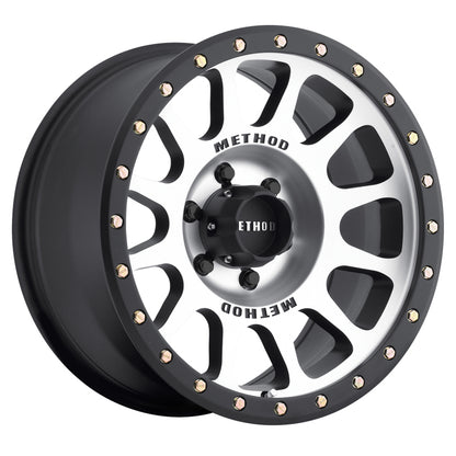 Method Wheels MR305 NV 18-Inch Polished Cast Wheel, +18 Offset, 6x5.5 Bolt Pattern