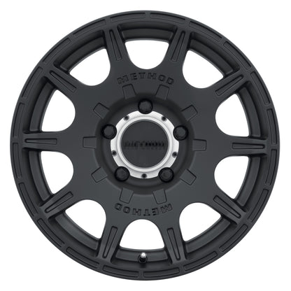 Method Wheels MR308 Roost 17-Inch Matte Black Wheel, 8.5-Inch Width, 5x5 Bolt Pattern