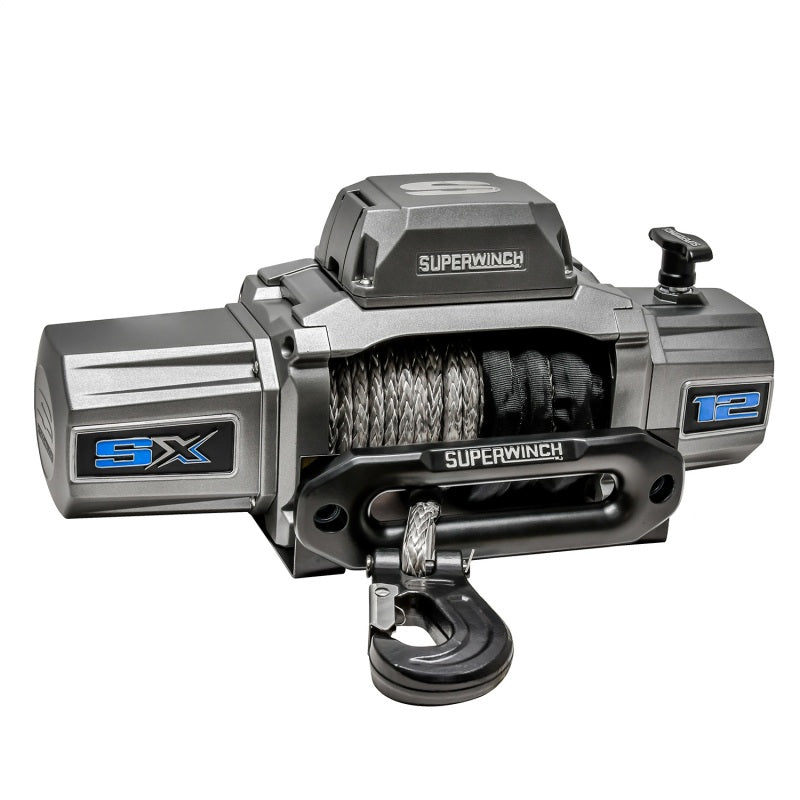 Superwinch SX12SR 12000 lb 12-Volt Synthetic Rope Winch, Part 1712201