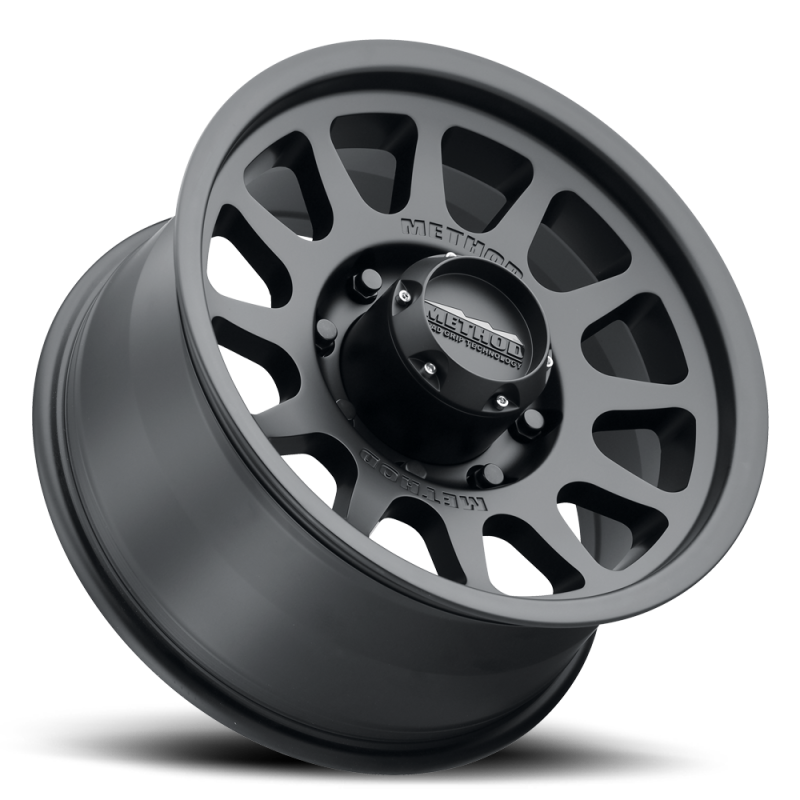 Method Wheels MR703 17-Inch x 8.5-Inch Bead Grip Matte Black Wheel, 8x6.5 Bolt Pattern, 0mm Offset
