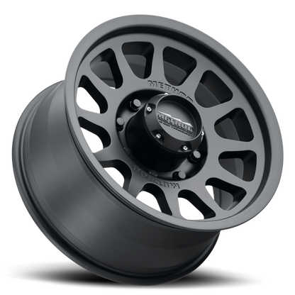 Method Wheels MR703 17-Inch x 8.5-Inch Bead Grip Matte Black Wheel, 8x6.5 Bolt Pattern, 0mm Offset